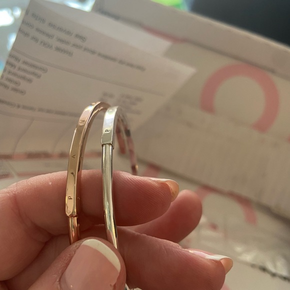 Pandora set of ID bangles - Picture 3 of 3